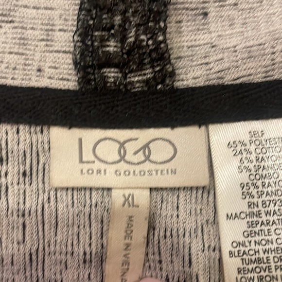 EUC Logo Lori Goldstein Open Cardigan - Picture 5 of 6